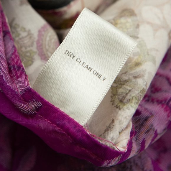 Aratta Blouse Button Front Top Paisley Floral Mix Media Brown Wine Size Small - Picture 5 of 7